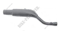 Exhaust, Musket muffler for Honda XR250 and XR500 1981 and 1982